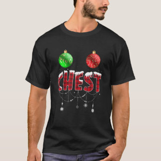 Chest Nuts Christmas T Matching Couple Chestnuts T-Shirt