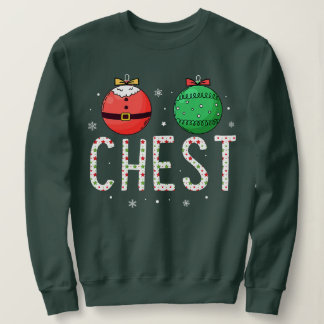 Chest Nuts Couple Chestnuts Christmas Ugly Matchin Sweatshirt