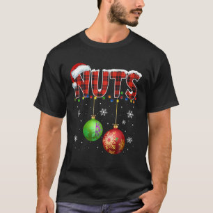Chest Nuts Funny Matching Chestnuts Christmas Coup T-Shirt