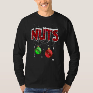 Chest Nuts Funny Matching Chestnuts Christmas Coup T-Shirt