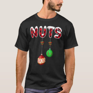 Chest Nuts Funny Matching Chestnuts Christmas Coup T-Shirt
