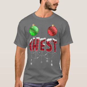 Chest Nuts Funny Matching Chestnuts Christmas Coup T-Shirt