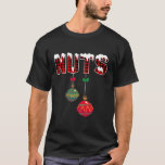 Chest Nuts Funny Matching Chestnuts Christmas T-Shirt<br><div class="desc">Chest Nuts Funny Matching Chestnuts Christmas Couples Nuts Shirt. Perfect gift for your dad,  mum,  papa,  men,  women,  friend and family members on Thanksgiving Day,  Christmas Day,  Mothers Day,  Fathers Day,  4th of July,  1776 Independent day,  Veterans Day,  Halloween Day,  Patrick's Day</div>