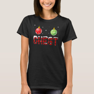 Chest Nuts Matching Chestnuts Christmas Couples C T-Shirt