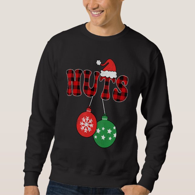 Chest Nuts Matching Chestnuts Christmas Couples Me Sweatshirt (Front)