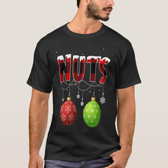 Chest Nuts   Matching Chestnuts Christmas Couples  T-Shirt (Front)