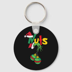 Chest Nuts Matching Chestnuts Fun Christmas Couple Key Ring