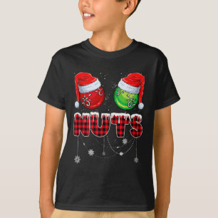 Chest Nuts Matching Chestnuts Funny Christmas Coup T-Shirt