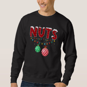Chest Nuts  Matching Chestnuts Plaid Christmas Cou Sweatshirt