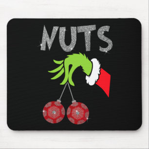 Chest Nuts Matching Chestnuts Xmas Christmas Coupl Mouse Pad
