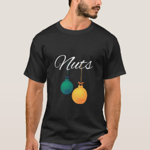 Chest Nuts Matching Christmas Couples Pyjamas T-Shirt