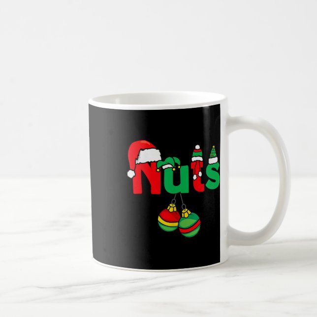 Chest Nuts Matching Couples Chestnuts Funny Christ Coffee Mug (Right)