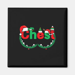 Chest Nuts Matching Couples Chestnuts Funny Christ Magnet