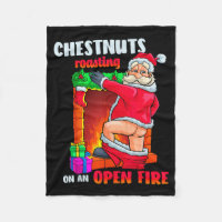 Chest Nuts Roasting Funny Naughty Santa Dirty Food