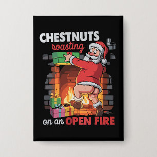 Chest Nuts Roasting Funny Naughty Santa Dirty Xmas
