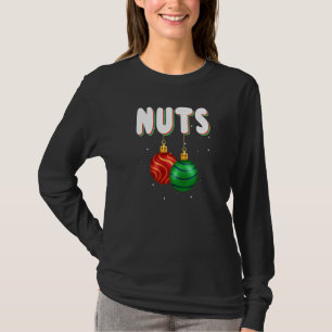 Chest Nuts Ugly Christmas Matching Couples Chestnu T-Shirt