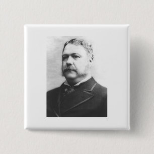 Chester A. Arthur 21 15 Cm Square Badge