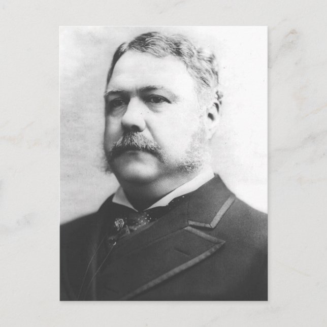 Chester A. Arthur 21st President Postcard (Front)