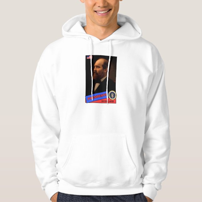 Chester A. Arthur Baseball Card Hoodie (Front)