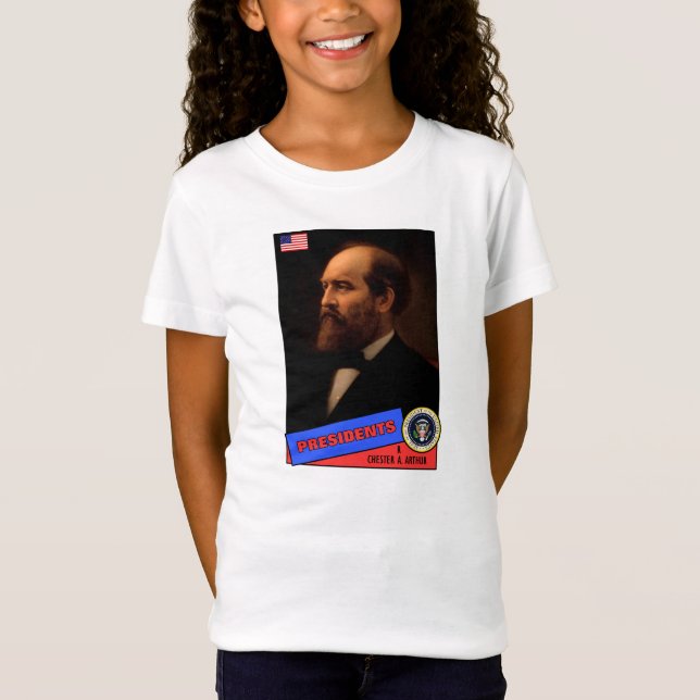 Chester A. Arthur Baseball Card T-Shirt (Front)