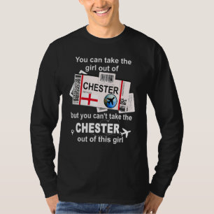 Chester Boarding Pass Chester Girl Chester T-Shirt