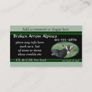 Chester Business Card-customise it Card