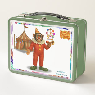 Chester, circus clown metal lunch box