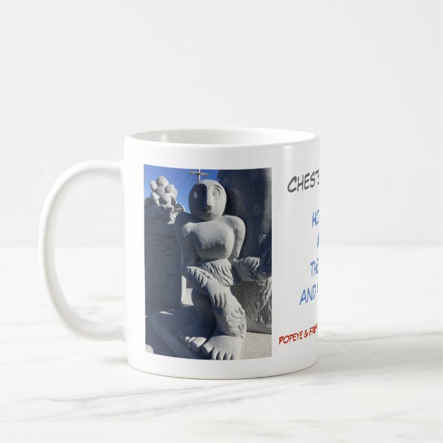 Chester, Illinois - Home of Alice the Goon Coffee Mug (Left)