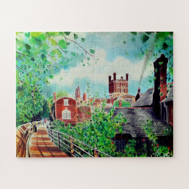Chester in England art Jigsaw Puzzle (Horizontal)