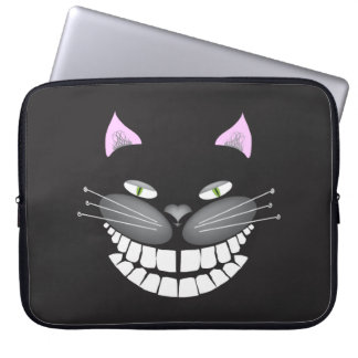 "Chester the Cat" smiling cute cheshire kitty Laptop Sleeve