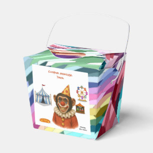 Chester the chimp clown favour box