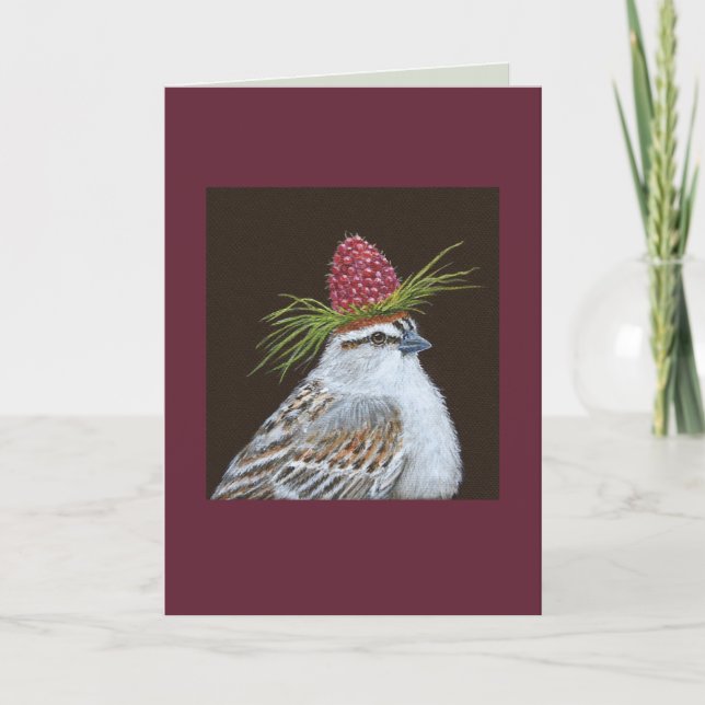 Chester, the chipping sparrow card (Front)