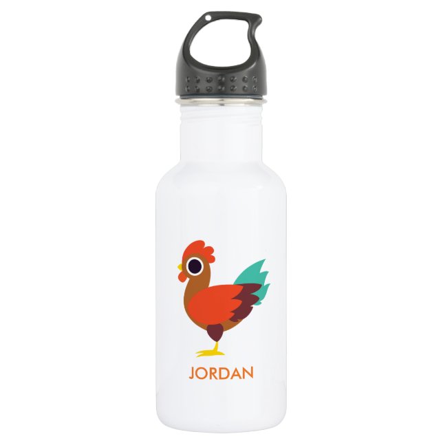 Chester the Rooster 532 Ml Water Bottle (Front)