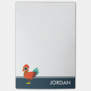 Chester the Rooster Post-it Notes