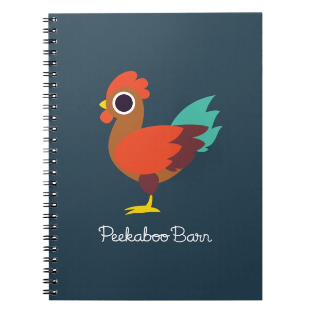 Chester the Rooster Spiral Notebook (Front)
