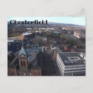 Chesterfield Skyline Postcard