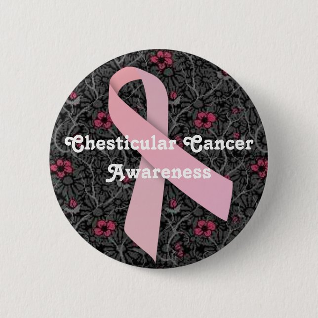 Chesticular Cancer Awareness Button (Front)