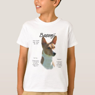 Chestnut Basenji History Design, All about Basenji T-Shirt