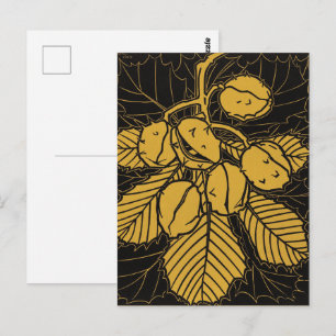 Chestnut Branch 1919 by Julie de Graag Art Postcard