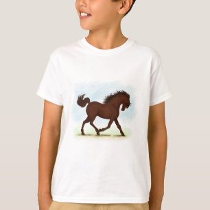 Chestnut Brown Horse Equestrian T-Shirt