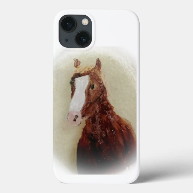 Chestnut Brown Horse Equine Art Case-Mate iPhone Case (Back)