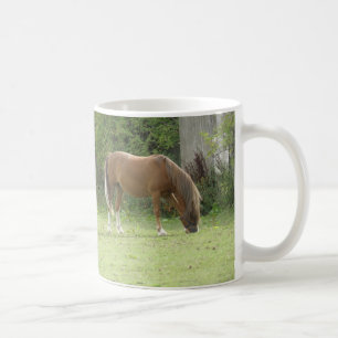 Chestnut Brown Horse Grazing Mug