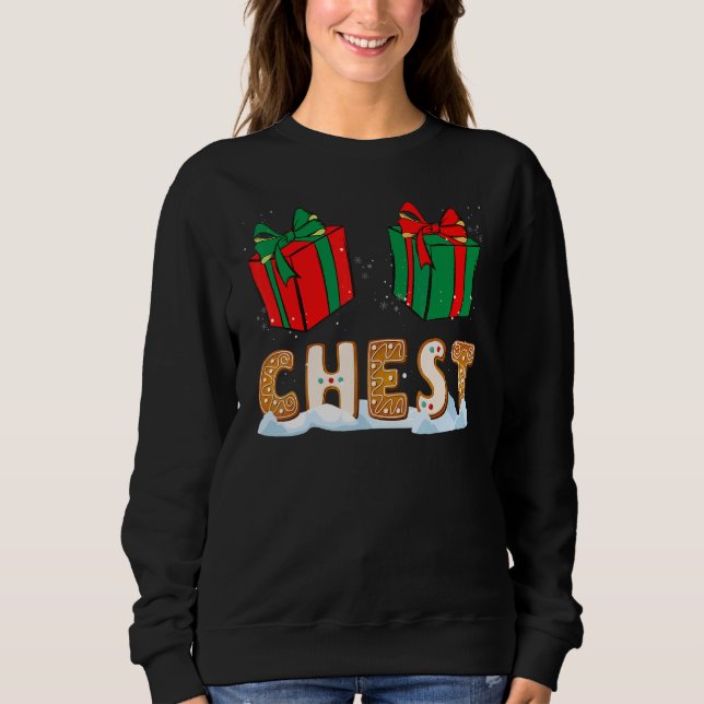 Chestnut Christmas Matching for Couples Sweatshirt (Front)