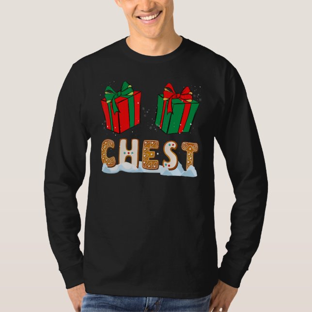 Chestnut Christmas Matching for Couples T-Shirt (Front)