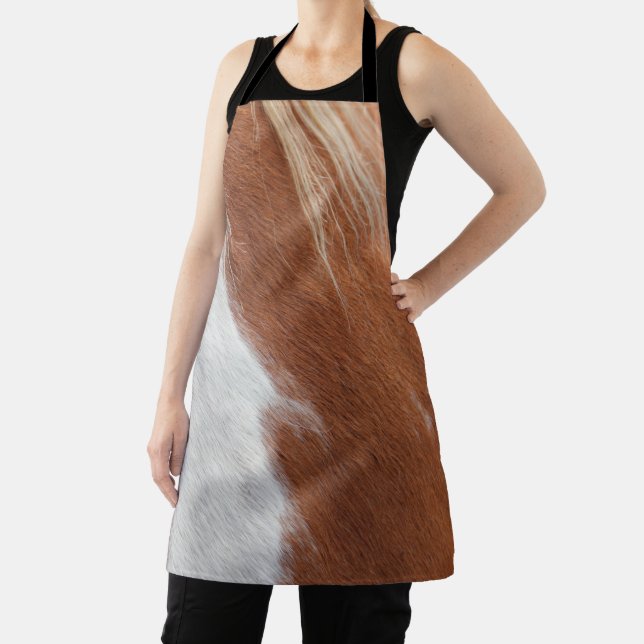 CHESTNUT HORSE COAT PATTERN APRON (Insitu)