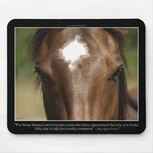 Chestnut Horse Mousepad (Front)