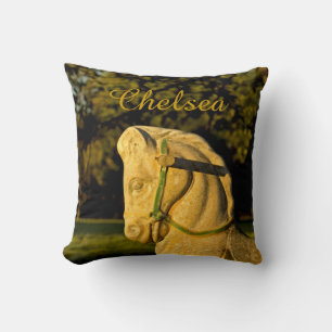 Chestnut Horse Personalised Cushion