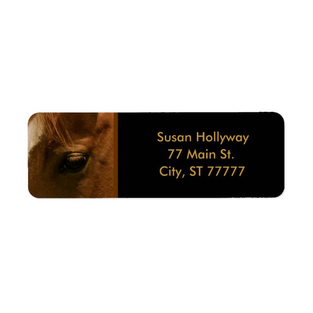 Chestnut Horse Soulful Eye (Front)