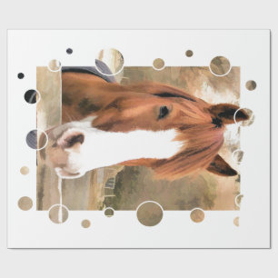 CHESTNUT HORSE WRAPPING PAPER