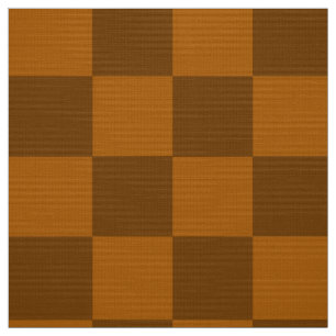 Chestnut Light-Dark Brown Chequered Fabric